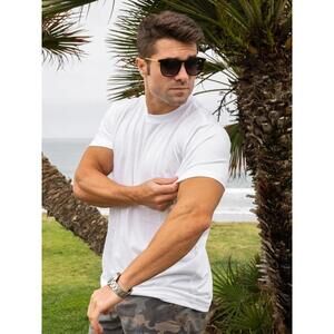 Fresh Clean Threads White Crew Neck - XL